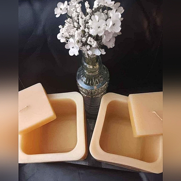 Large Decorative Luminary Nested Cube Candles - Picture 3 of 7